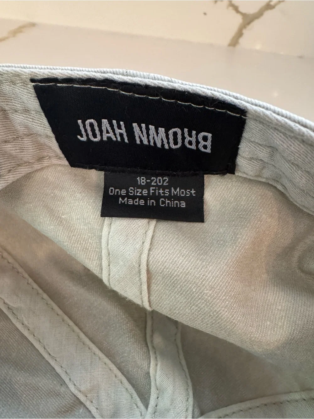NWOT JOAH BROWN Sage Green Washed Cotton Embroidered Dad Hat OSFM - Picture 8 of 9